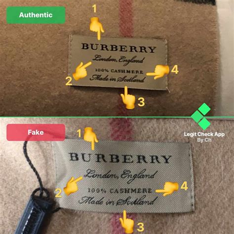 fake burberry scar|is a Burberry scarf real.